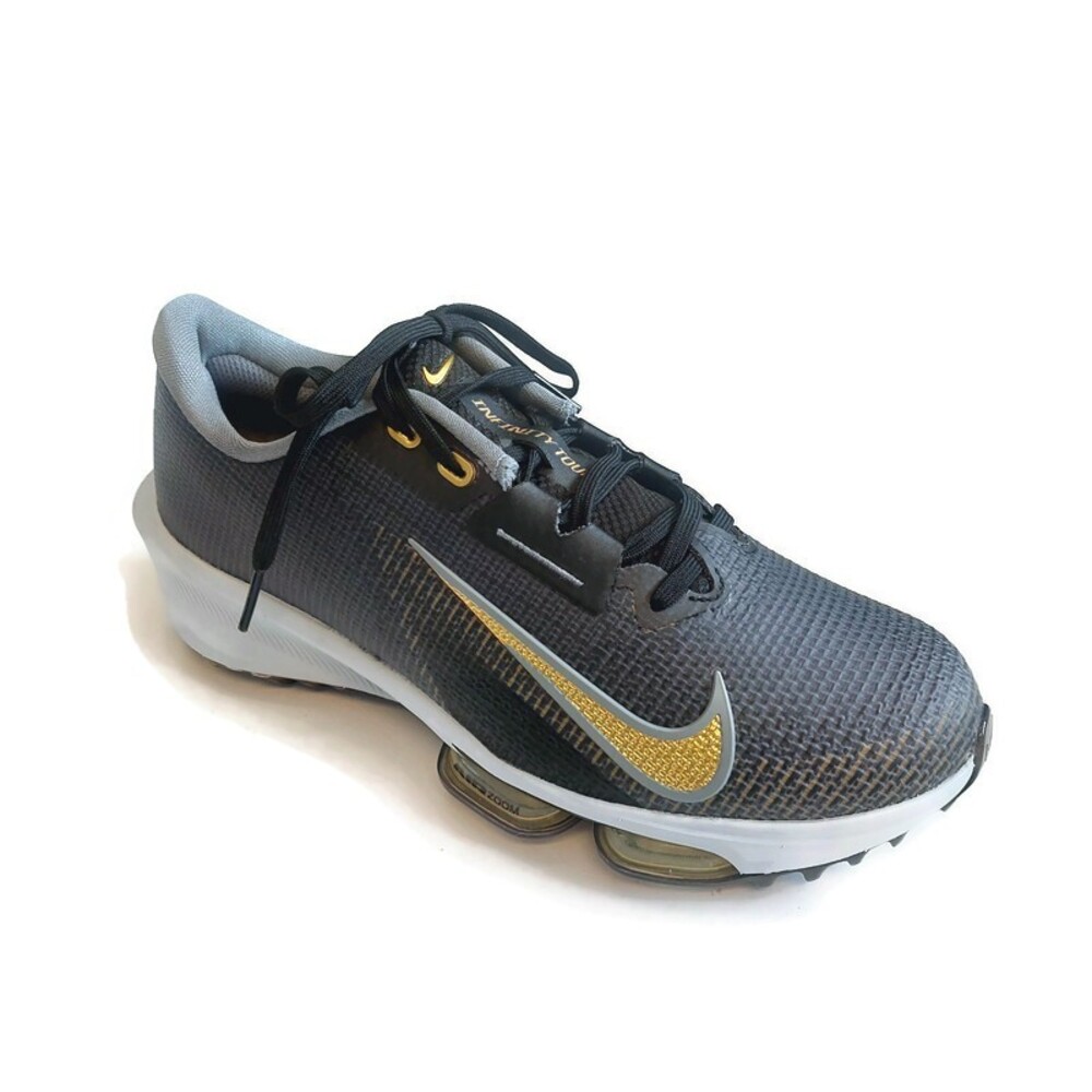 Nike Mens Size 6.5 Air Zoom Infinity Tour 2 Golf Shoes FD0217-003 Black Gold